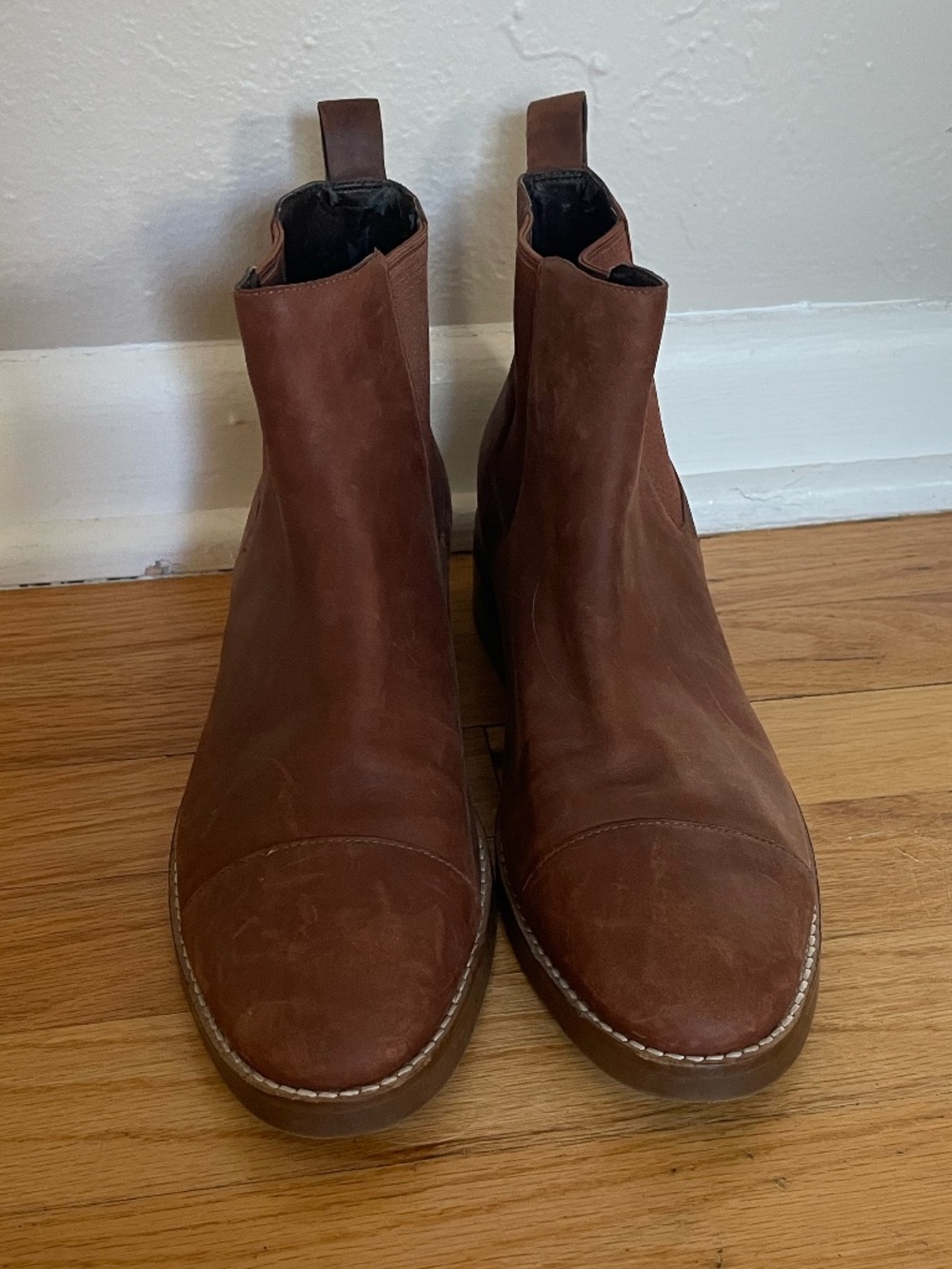 Cole Haan Waterproof Vegan Leather Chelsea Boots - Cognac